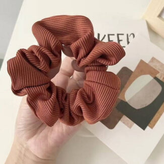 Scrunchie Erdbraun
