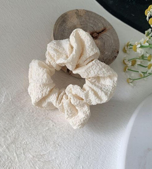 Premium Flair Scrunchie Edelweiß
