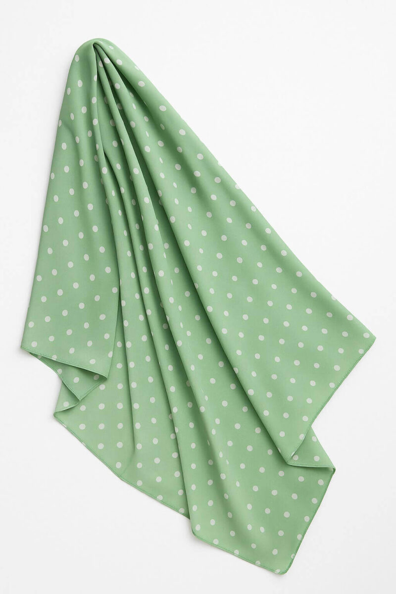 Grüner Chiffon Hijab