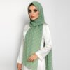 Grüner Chiffon Hijab