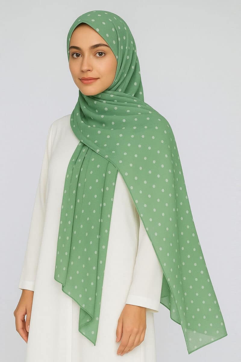 Chiffon Hijab Mintgrün