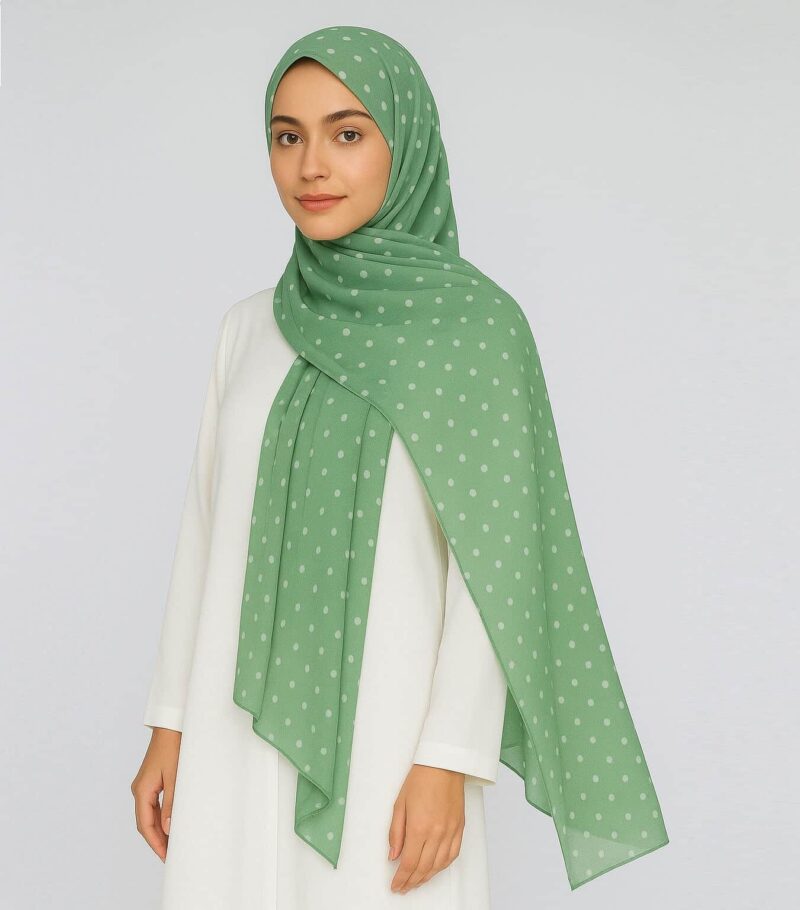 Chiffon Hijab Mintgrün