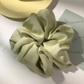 Glamour Scrunchie Frühlingsgrün