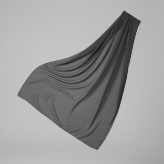 Chiffon Hijab Dunkelgrau