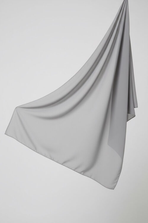 Chiffon Hijab Hellgrau