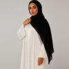 Chiffon Hijab Schwarz