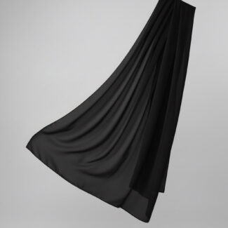 Chiffon Hijab Schwarz