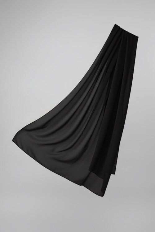 Chiffon Hijab Schwarz