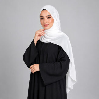 Chiffon Hijab Weiss