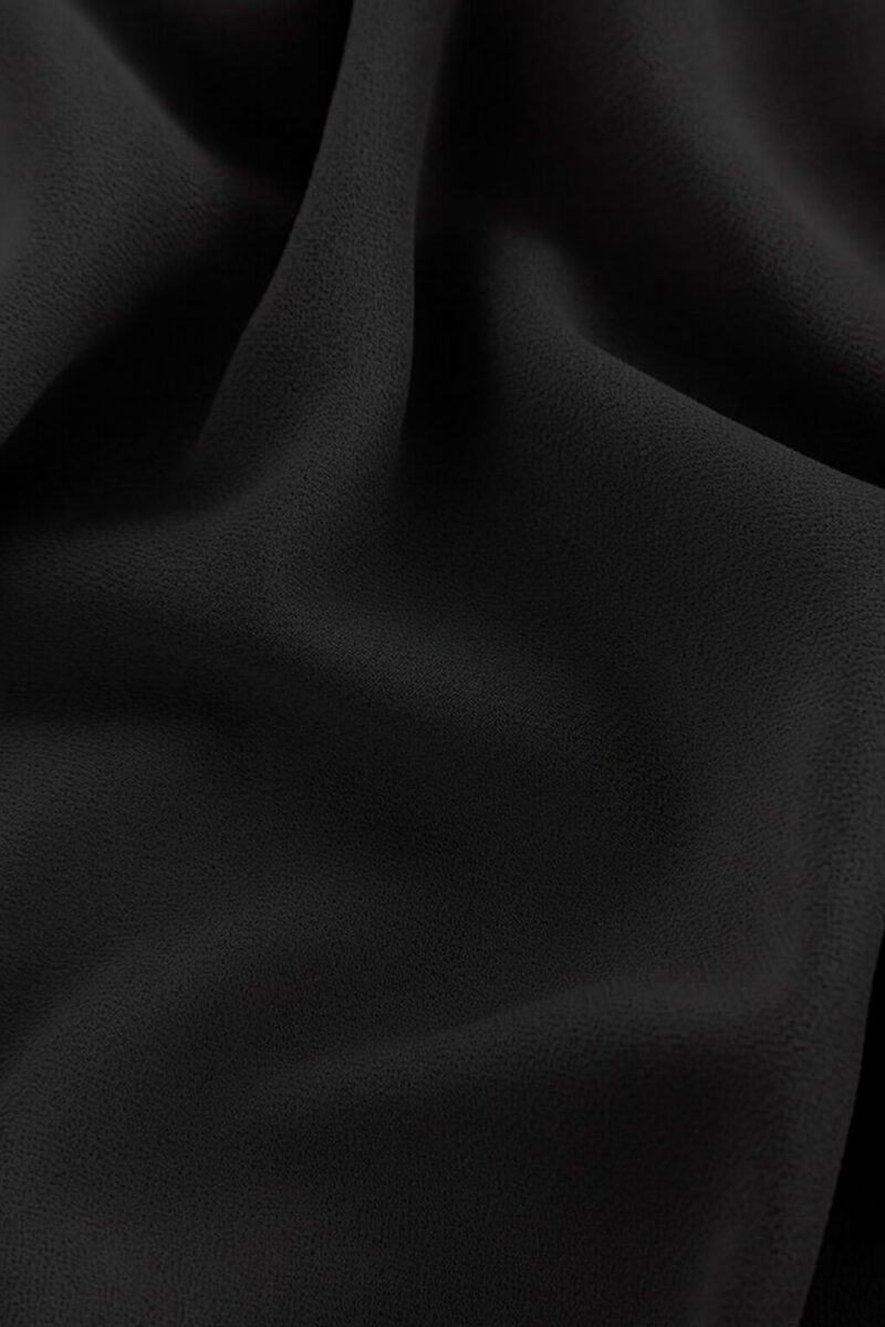 Chiffon Kopftuch Schwarz