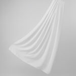 Chiffon Kopftuch Weiß