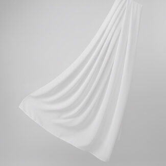 Chiffon Kopftuch Weiß