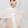 Chiffon Light Hijab Edelweiß