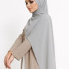 Chiffon Light Hijab Hellgrau