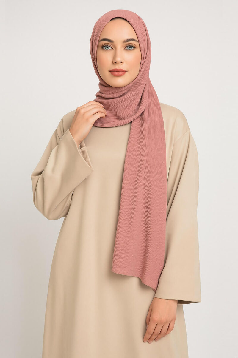 Crinkle Hijab Rouge