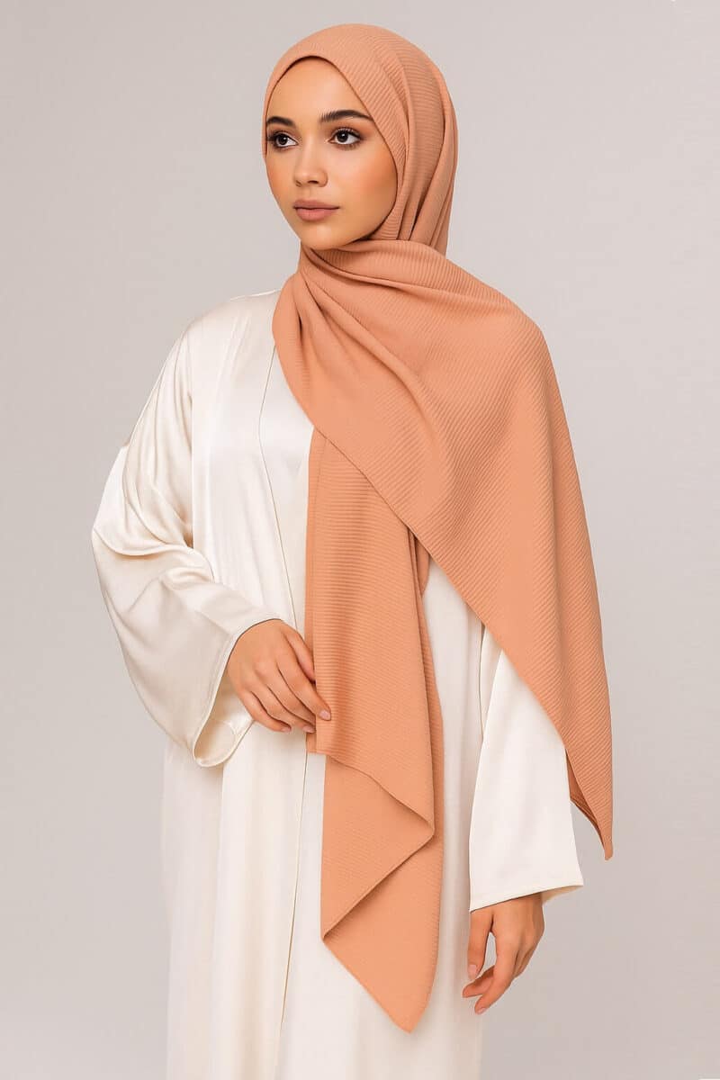 Crinkle hijab Rouge