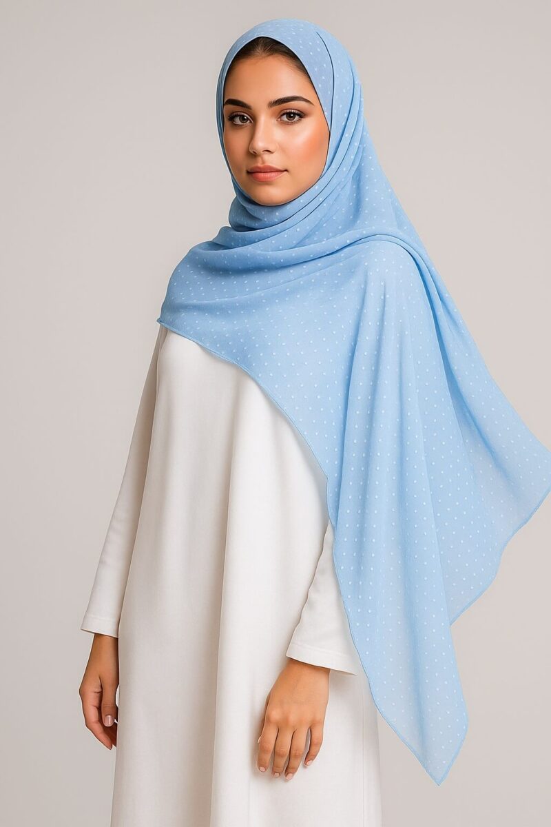 Daily Hijab Hellblau