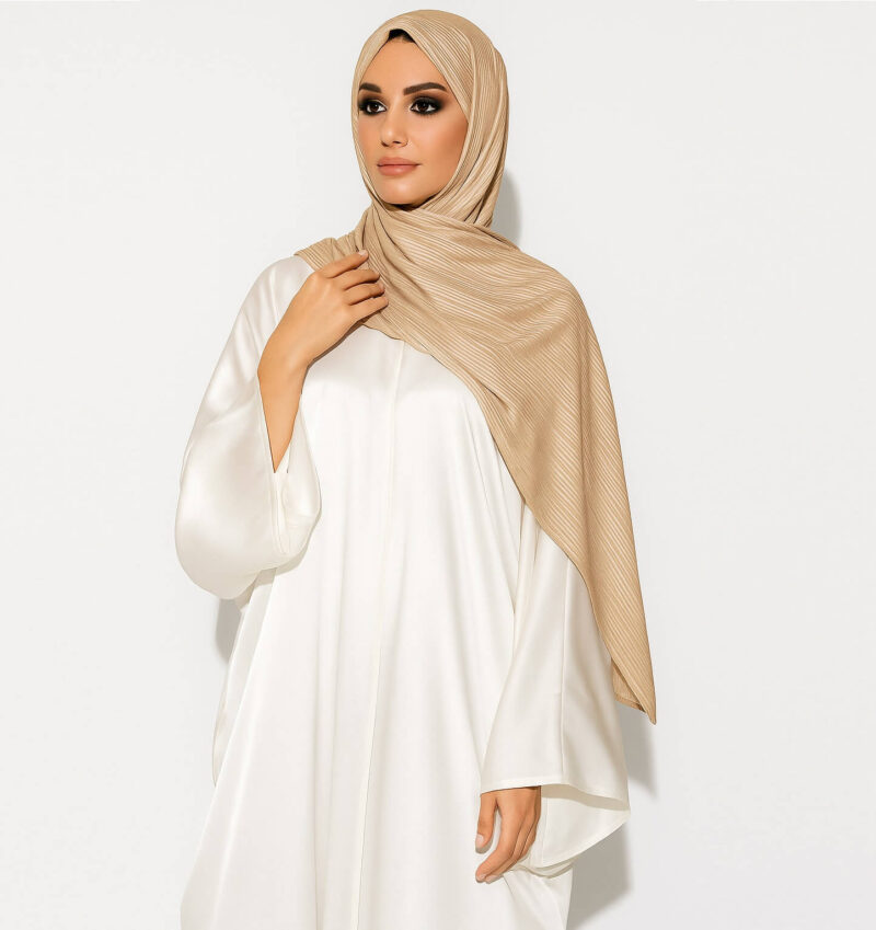 Jersey Hijab Beige