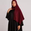 Jersey Hijab Burgunder