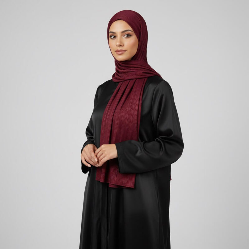 Luxury Jersey Hijab Burgunder