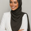 Light Chiffon Hijab Dark Grey 2