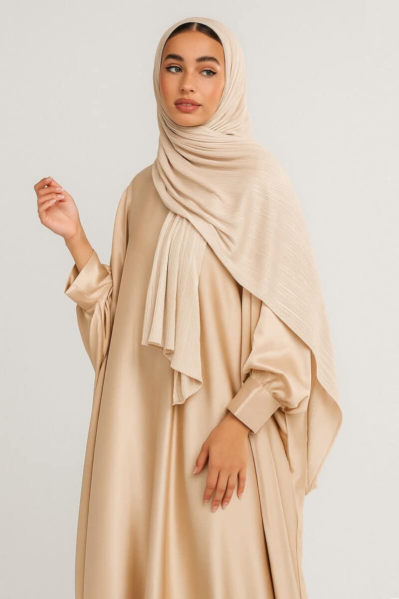 Luxury Jersey Hijab Beige