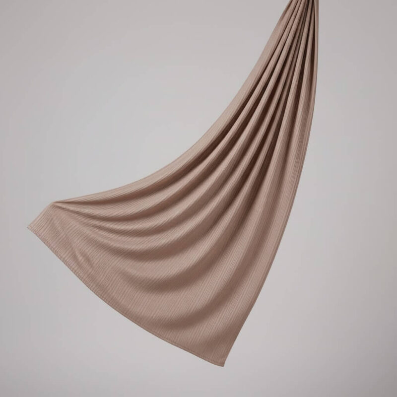 Luxury Jersey Hijab Braun
