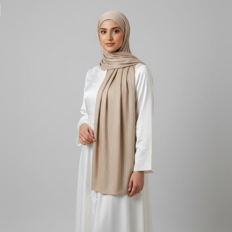 Luxury Jersey Hijab Coffee