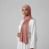 Luxury Jersey Hijab Coral