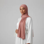 Luxury Jersey Hijab Coral
