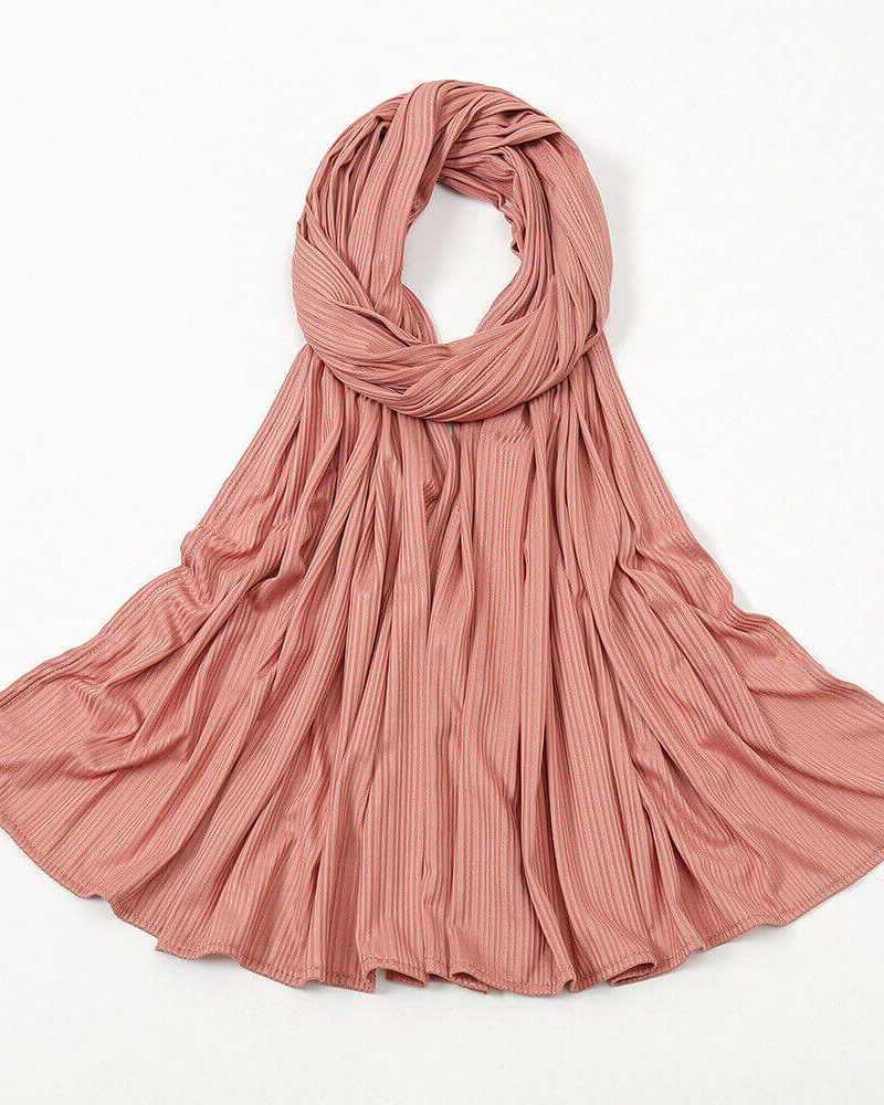 Luxury Jersey Hijab Coral