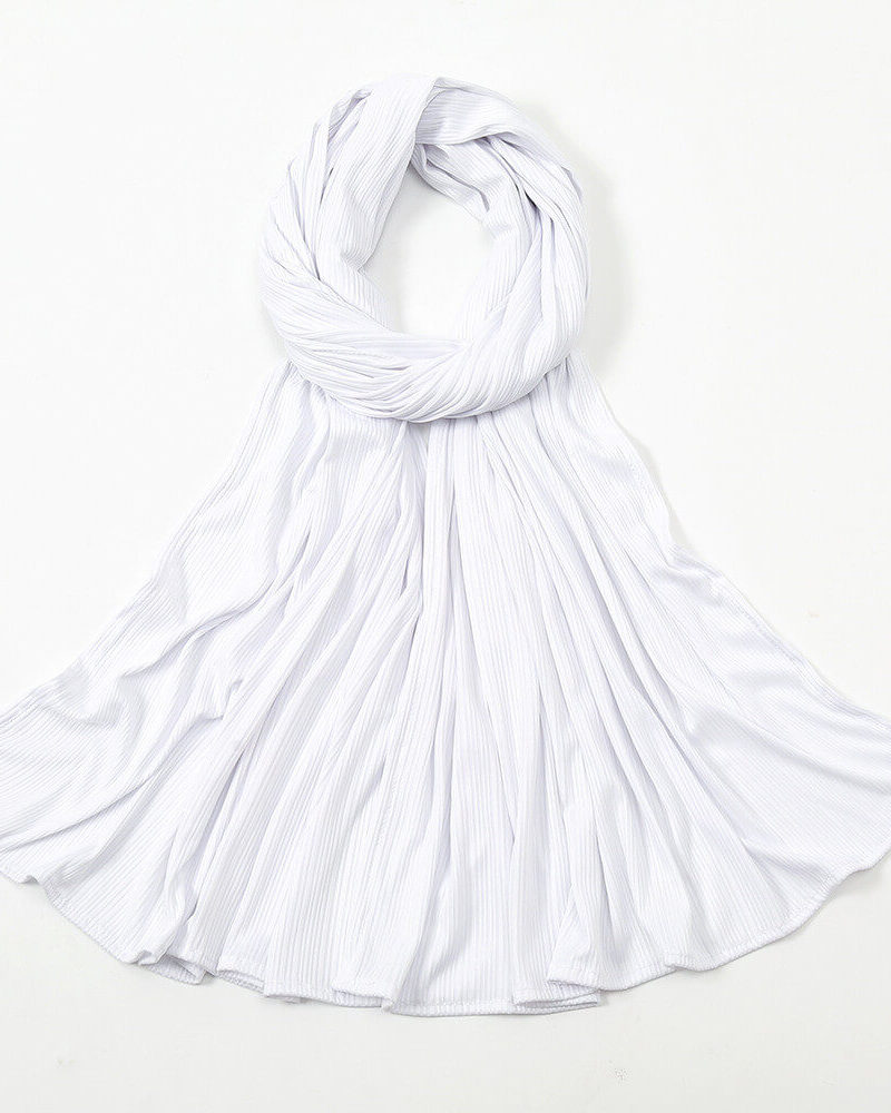 Luxury Jersey Hijab Weiß