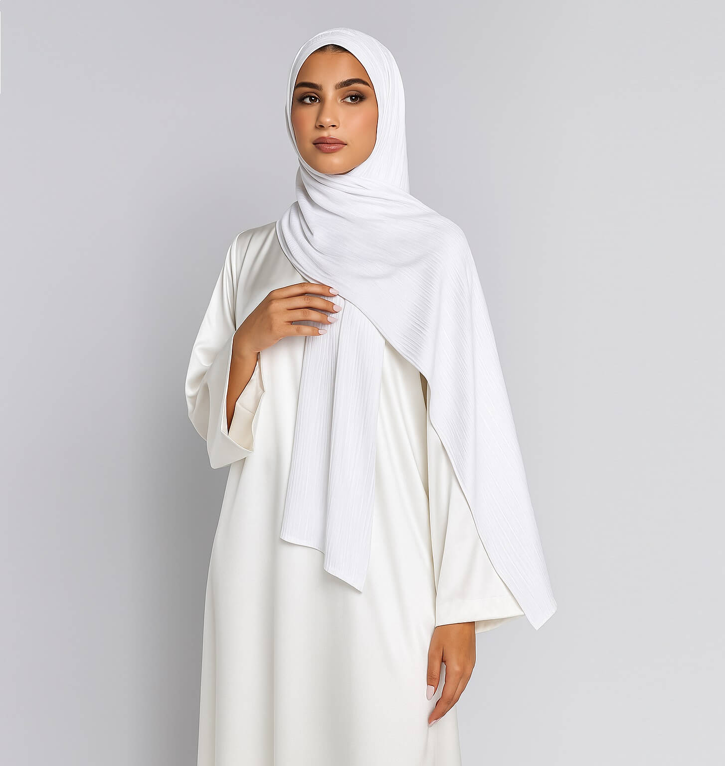 Luxury Jersey Hijab Weiß Luxury Jersey Hijab Weiß