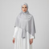 Luxury Jersey Hijab Hellgrau