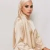 Satin Hijab Beige