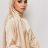 Satin Hijab Beige