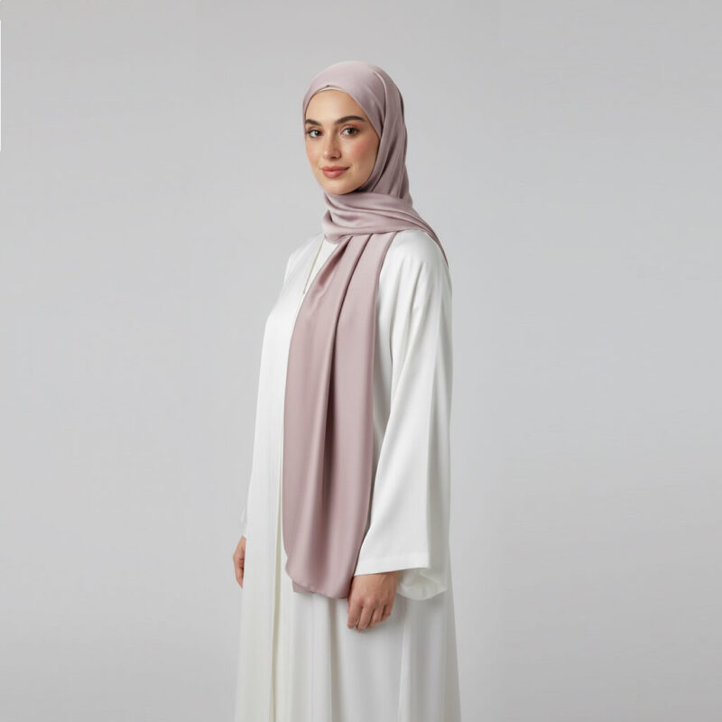 Satin Hijab Lotus