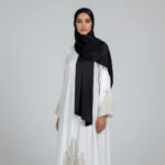 Satin Hijab Schwarz