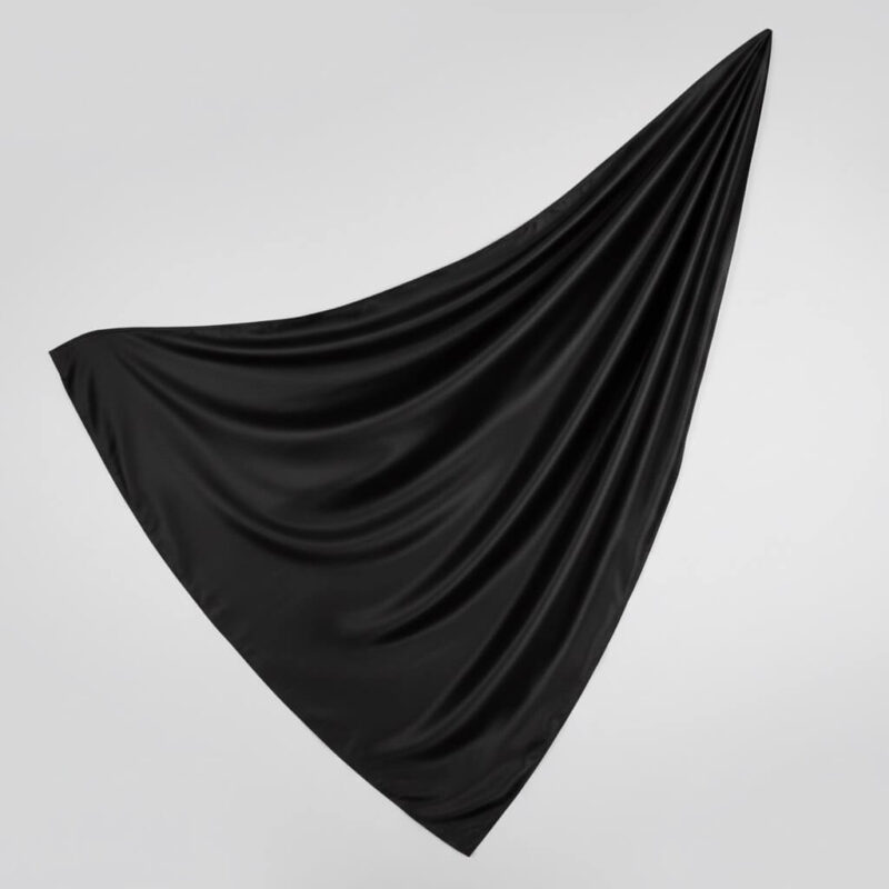 Satin Hijab Schwarz