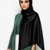 Satin Hijab Schwarz
