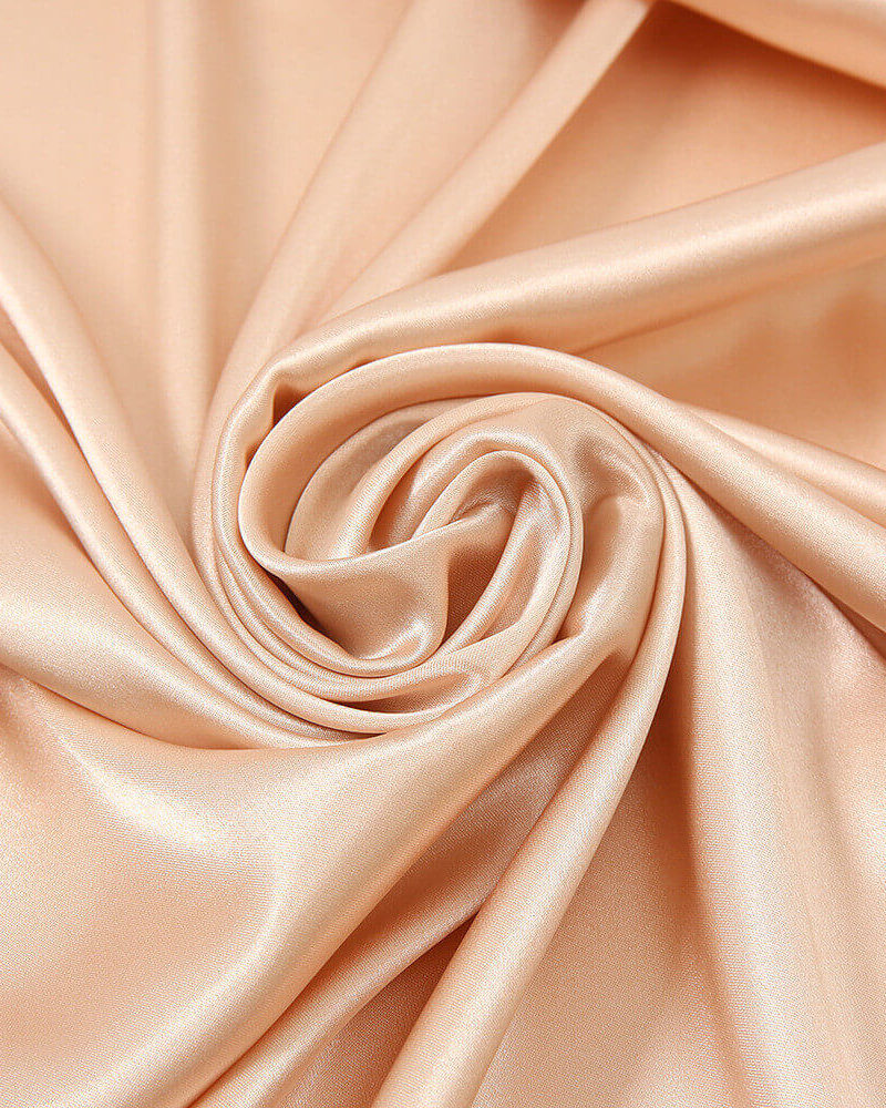 Satin Kopftuch Beige