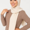 Crinkle Hijab Beige