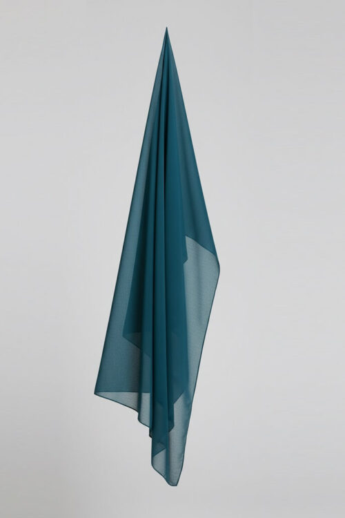 Chiffon Hijab Azureblau
