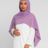Chiffon Hijab Flieder