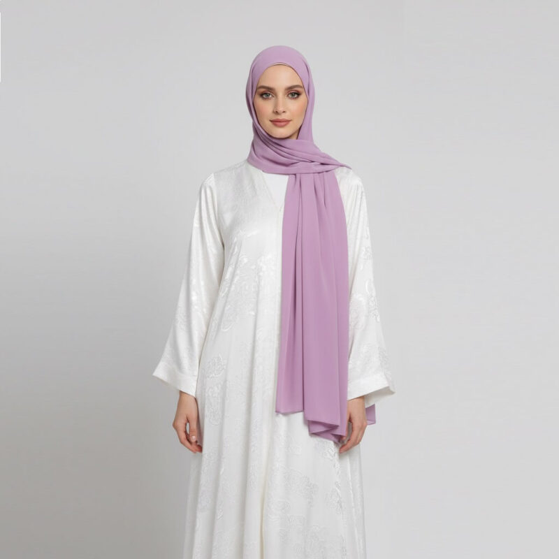 Chiffon Hijab Flieder