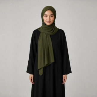 Chiffon Hijab Khaki