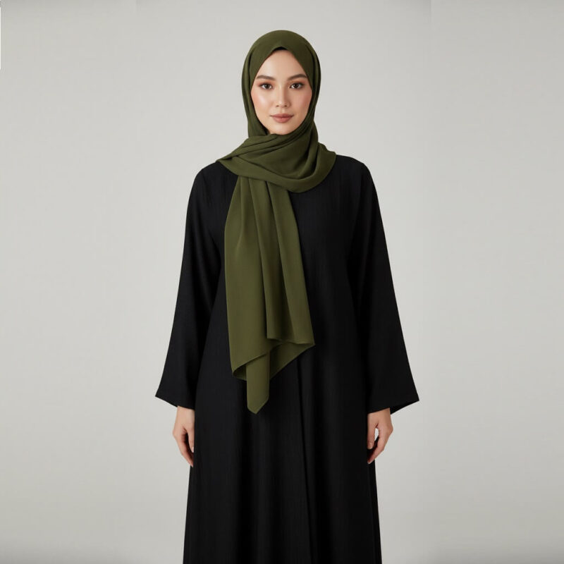 Chiffon Hijab Khaki