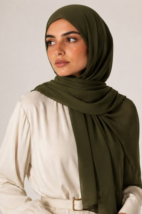 Chiffon Hijab Khaki kaufen