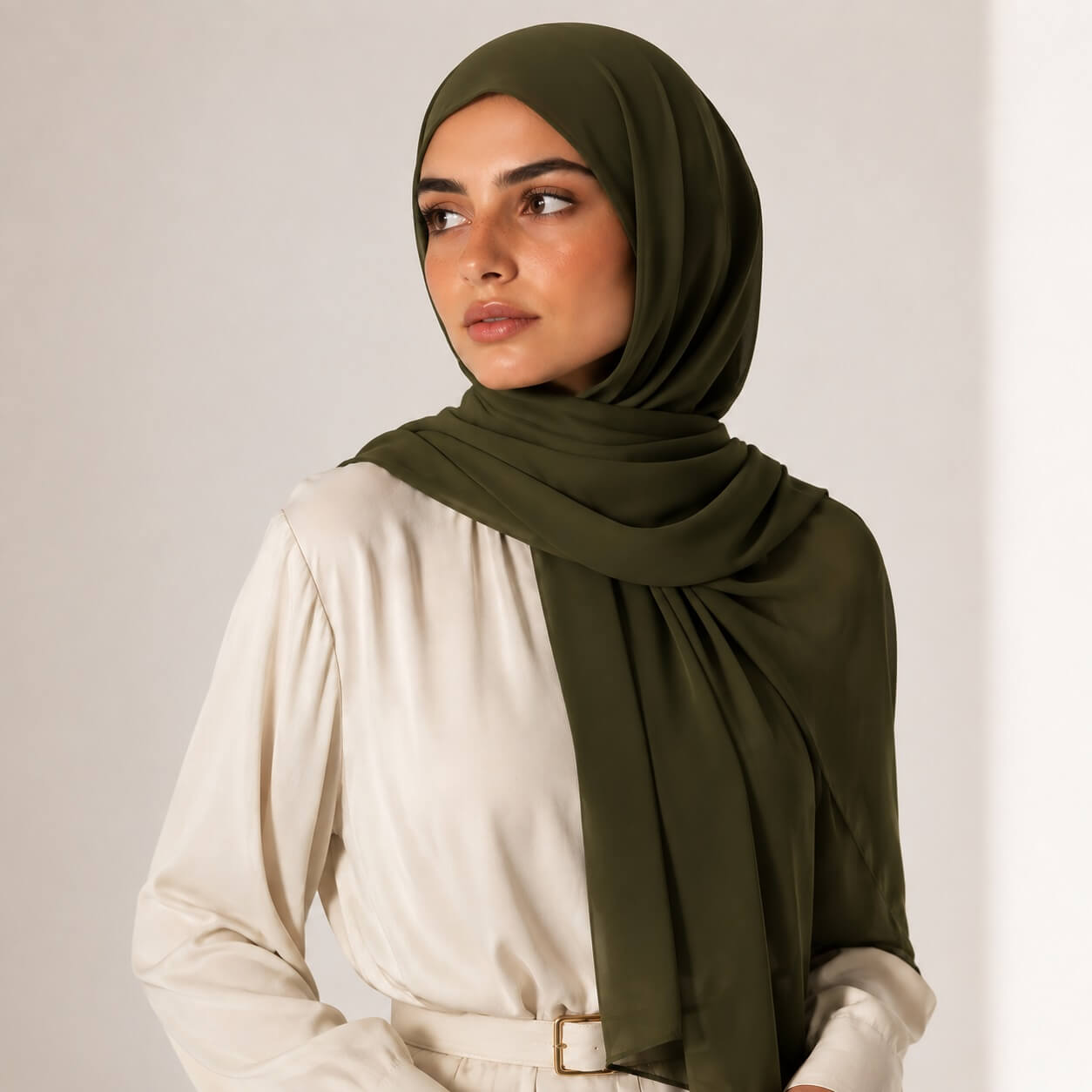 Chiffon Hijab Khaki kaufen Chiffon Hijab Khaki kaufen