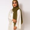 Chiffon Hijab Khakigrün